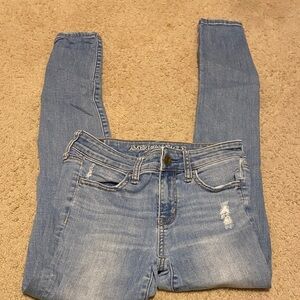 American Eagle Outfitters Light Blue Skinny Jeans